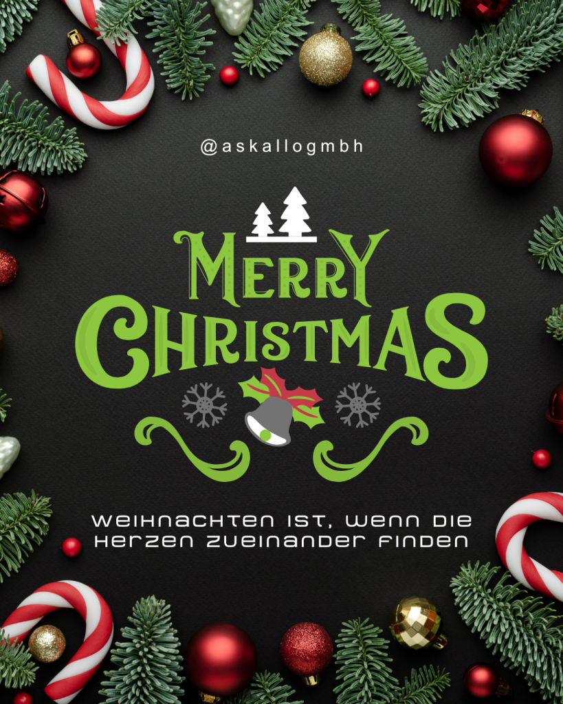 Froher Weihnachtsgruß vom askallo Team